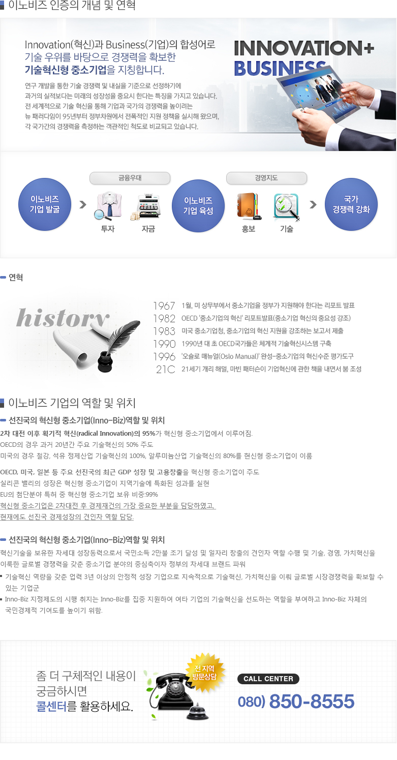 이노비즈 인증 개요