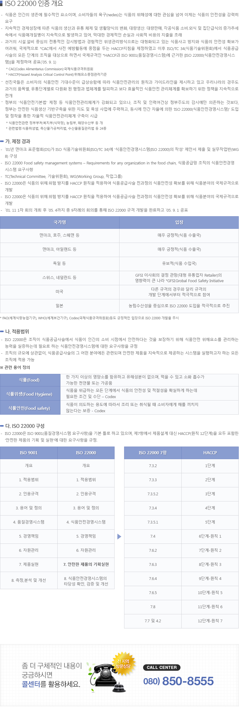 ISO 22000 개요