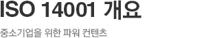 ISO 14001 개요